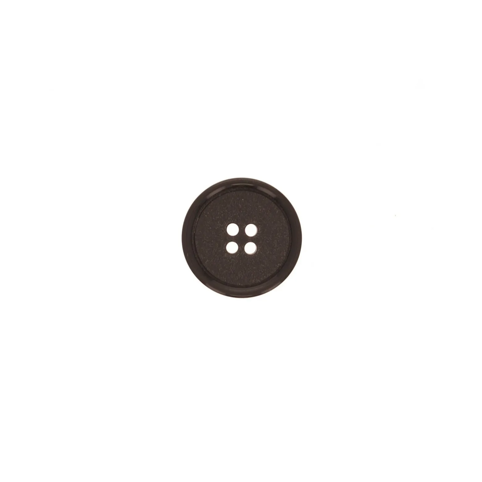 Bouton galalithe Gelo - chocolat