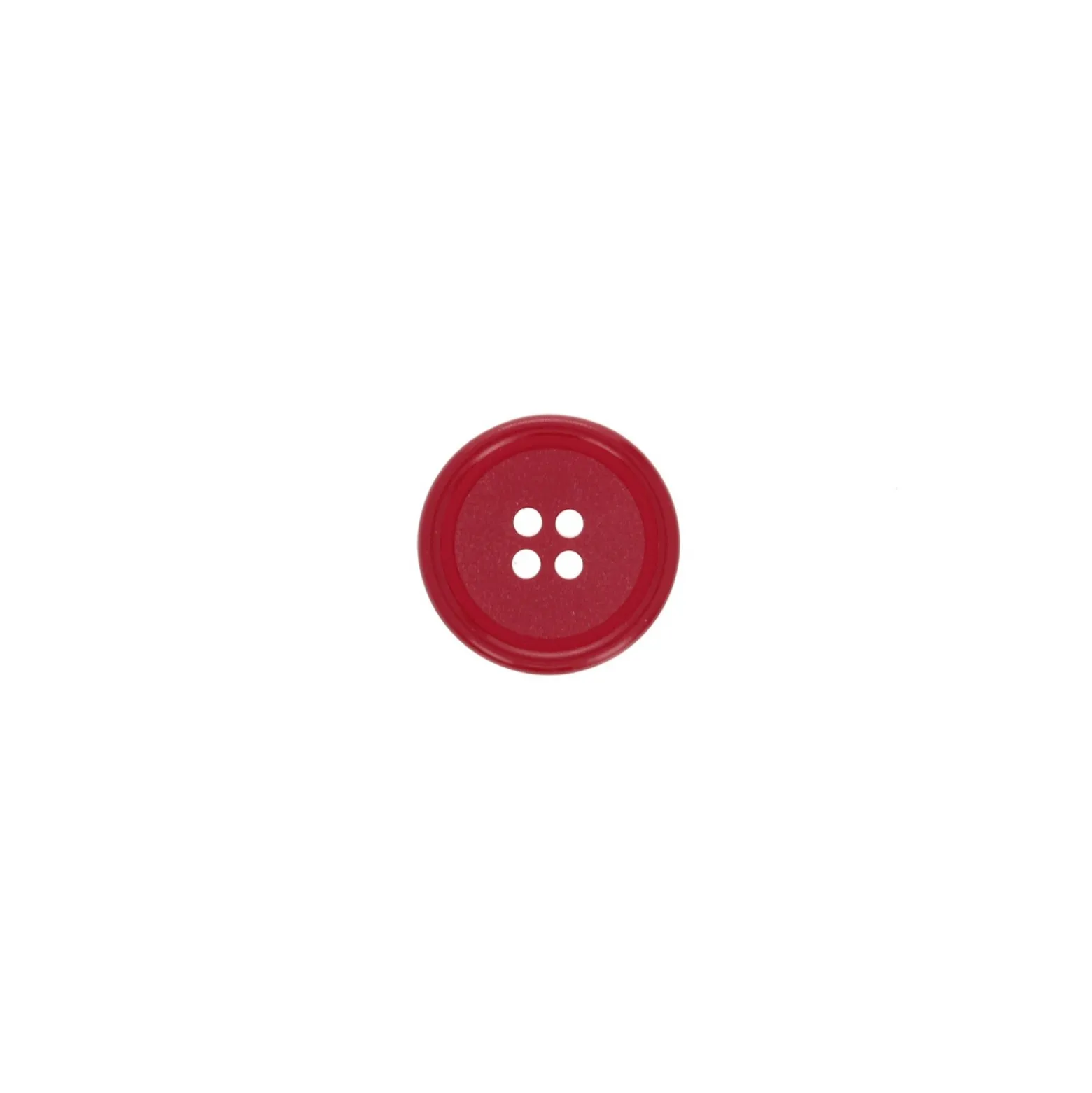 Bouton galalithe Gelo - rouge