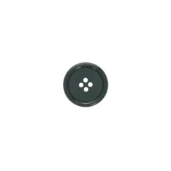 Bouton galalithe Gelo - vert foncé