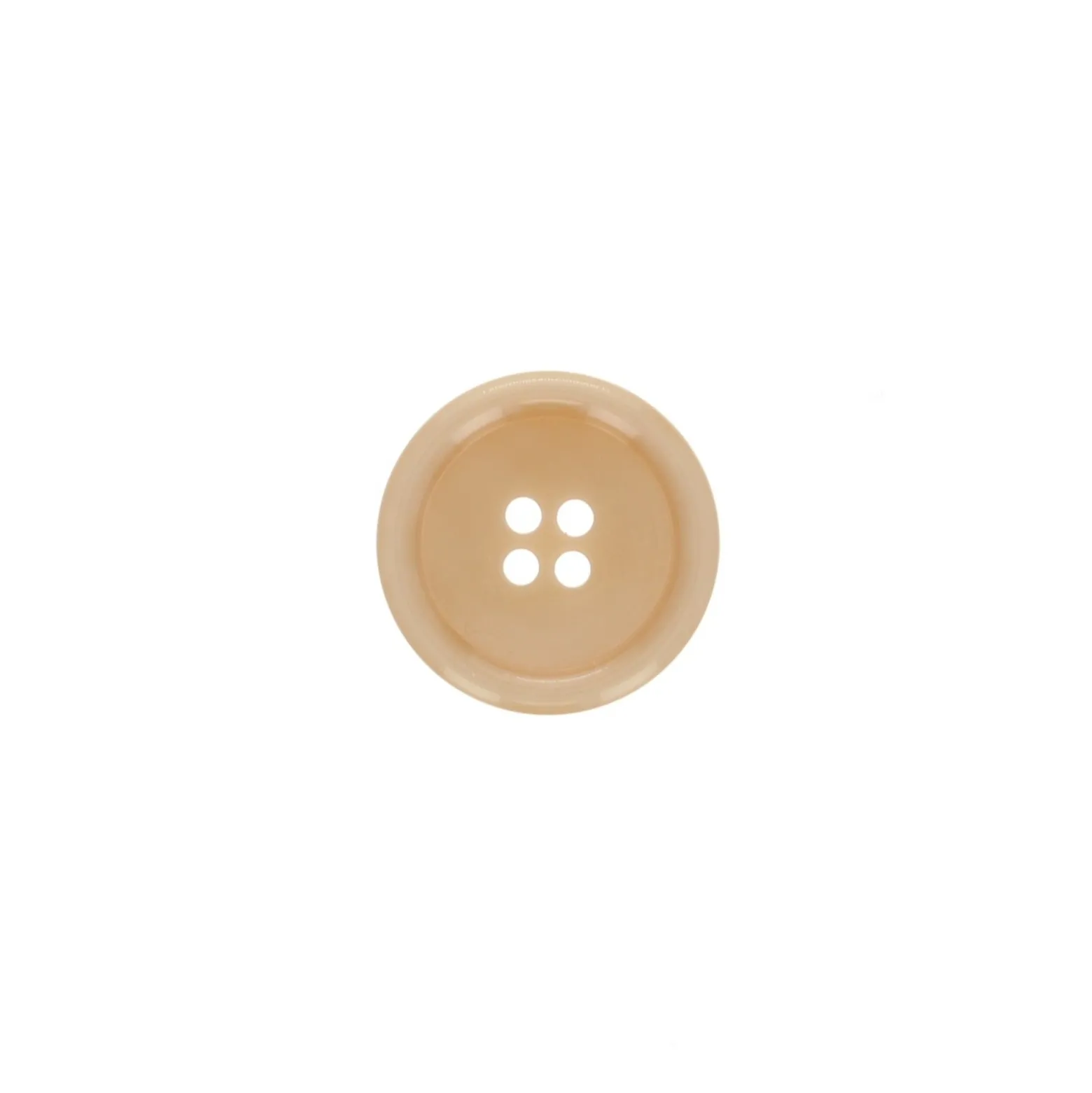 Bouton galalithe uni - cappuccino