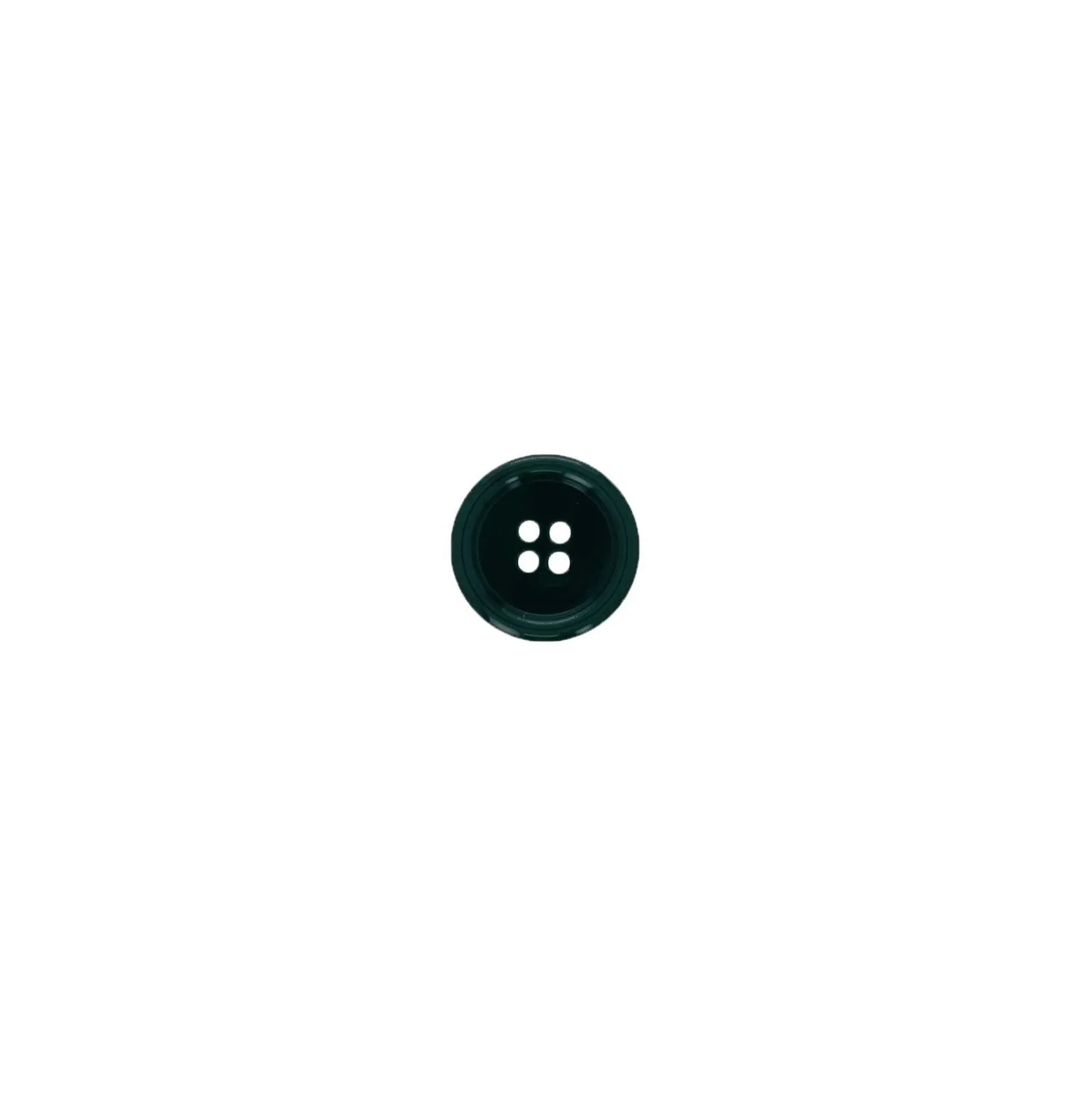 Bouton galalithe uni - vert