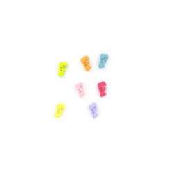 Bouton lettre F Color