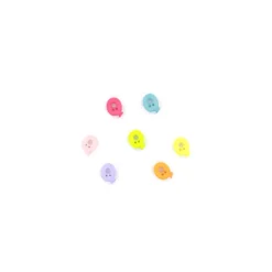 Bouton lettre Q Color