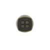 Bouton métal Dice - bronze