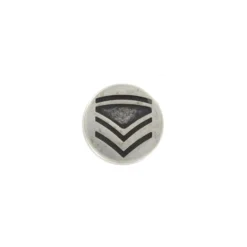 Bouton métal grade argent