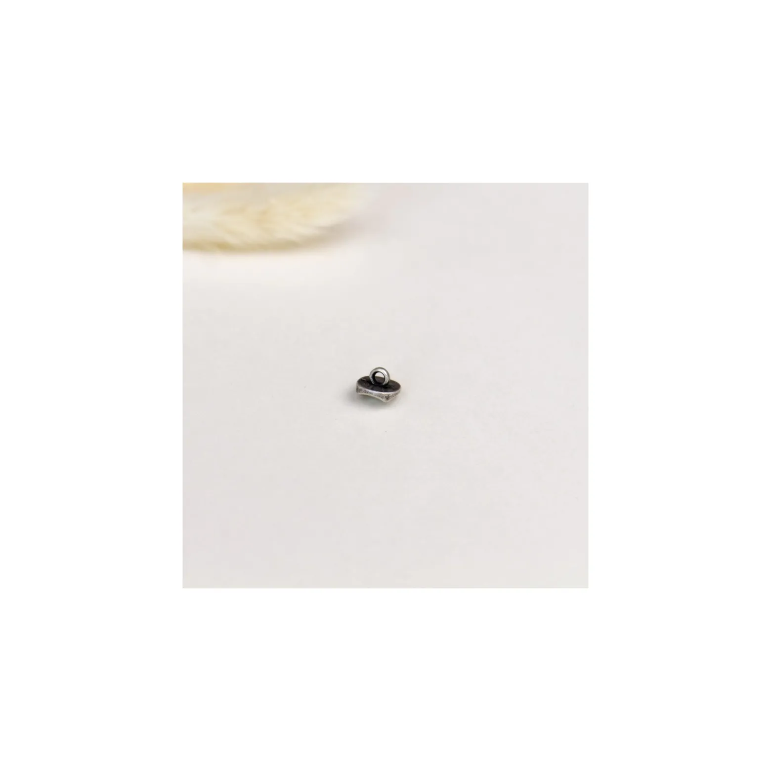 Bouton métal Odo 8 mm - argent