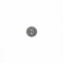 Bouton métal Ohé matelot! - argent