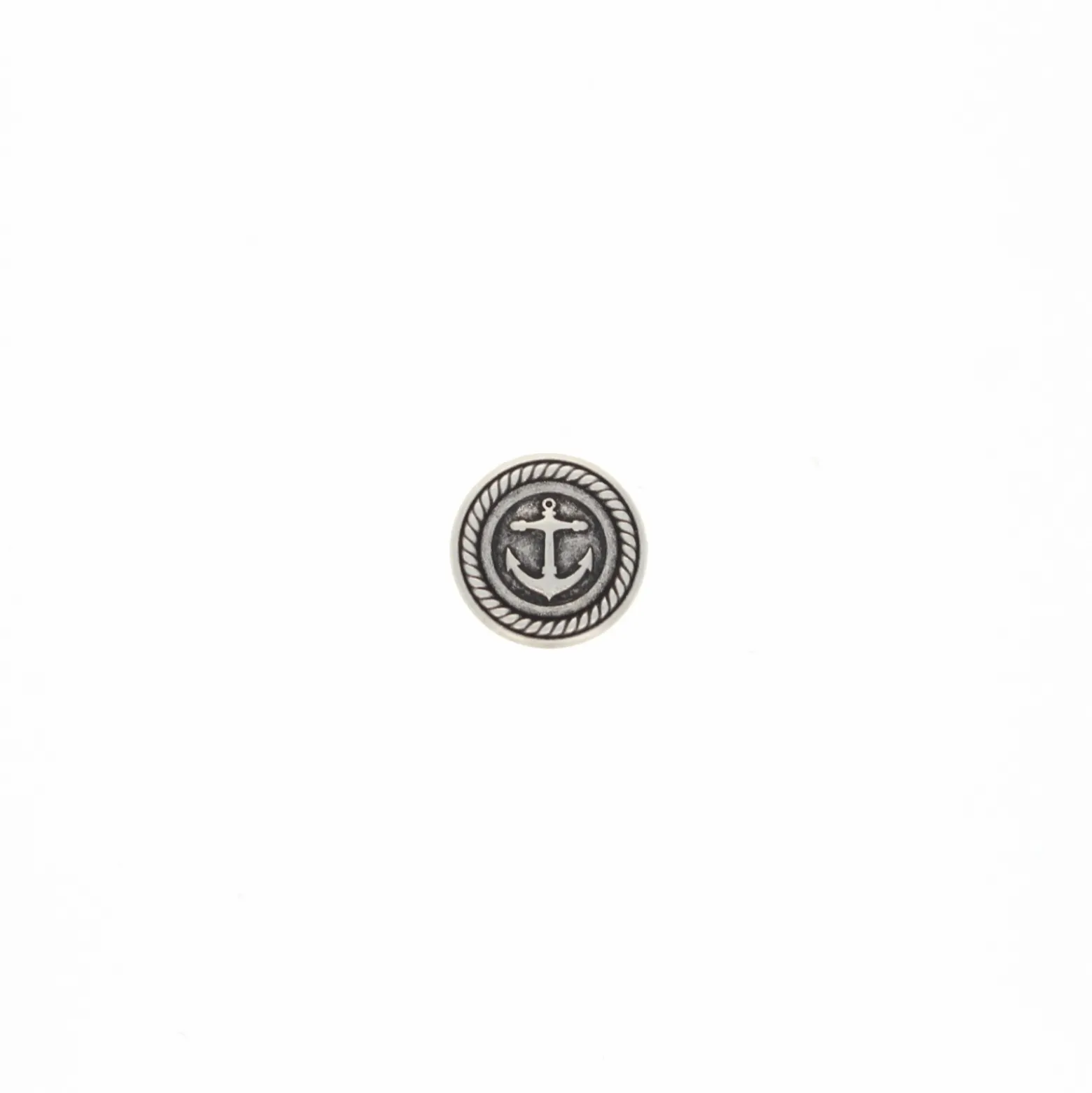Bouton métal Ohé matelot! - argent