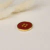 Bouton métal Penny - rouge