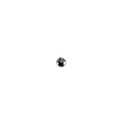 Bouton métal rond avec strass - vieil argent