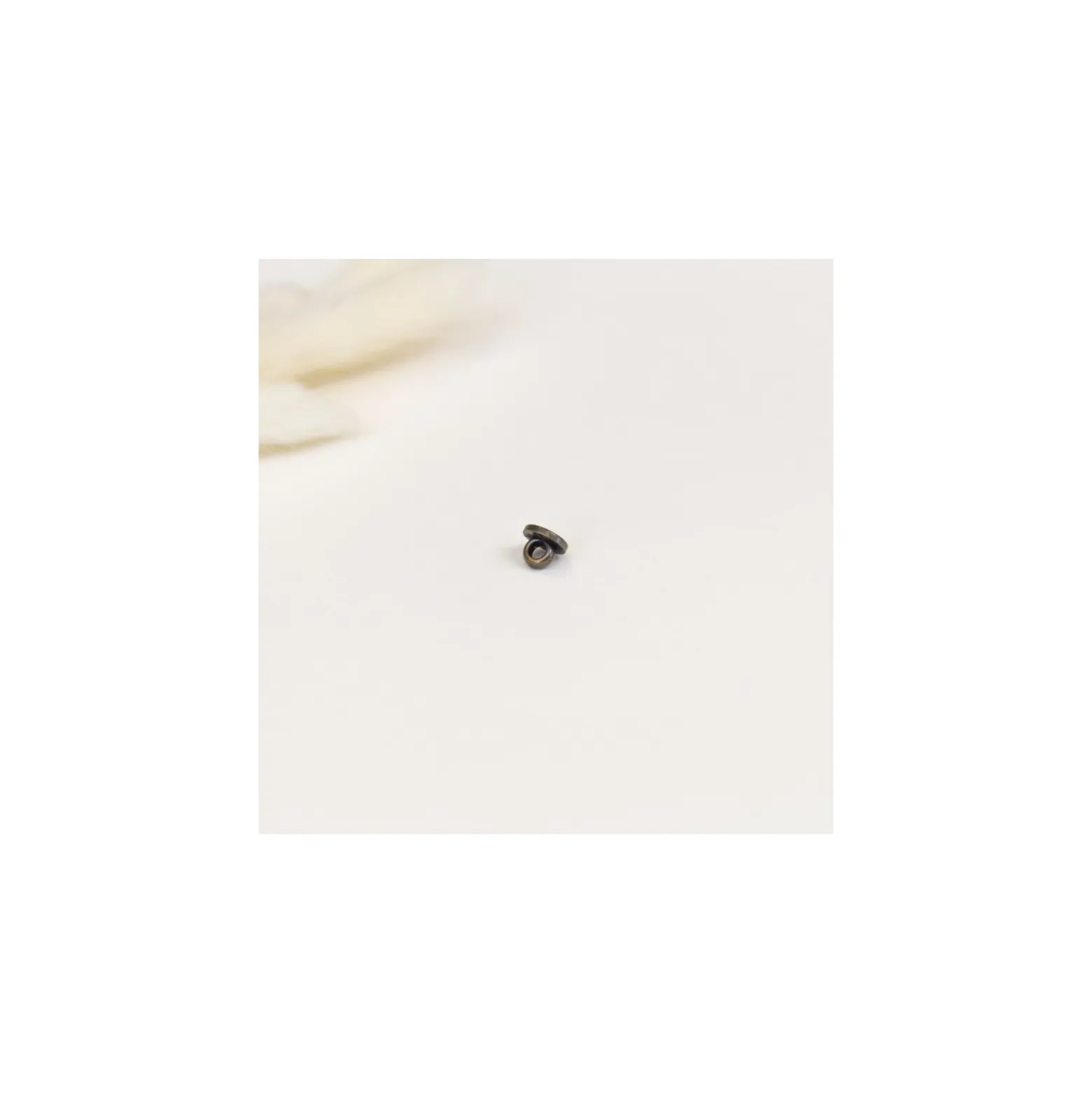 Bouton métal Spira 7 mm - bronze