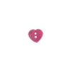 Bouton nacre coeur fuchsia