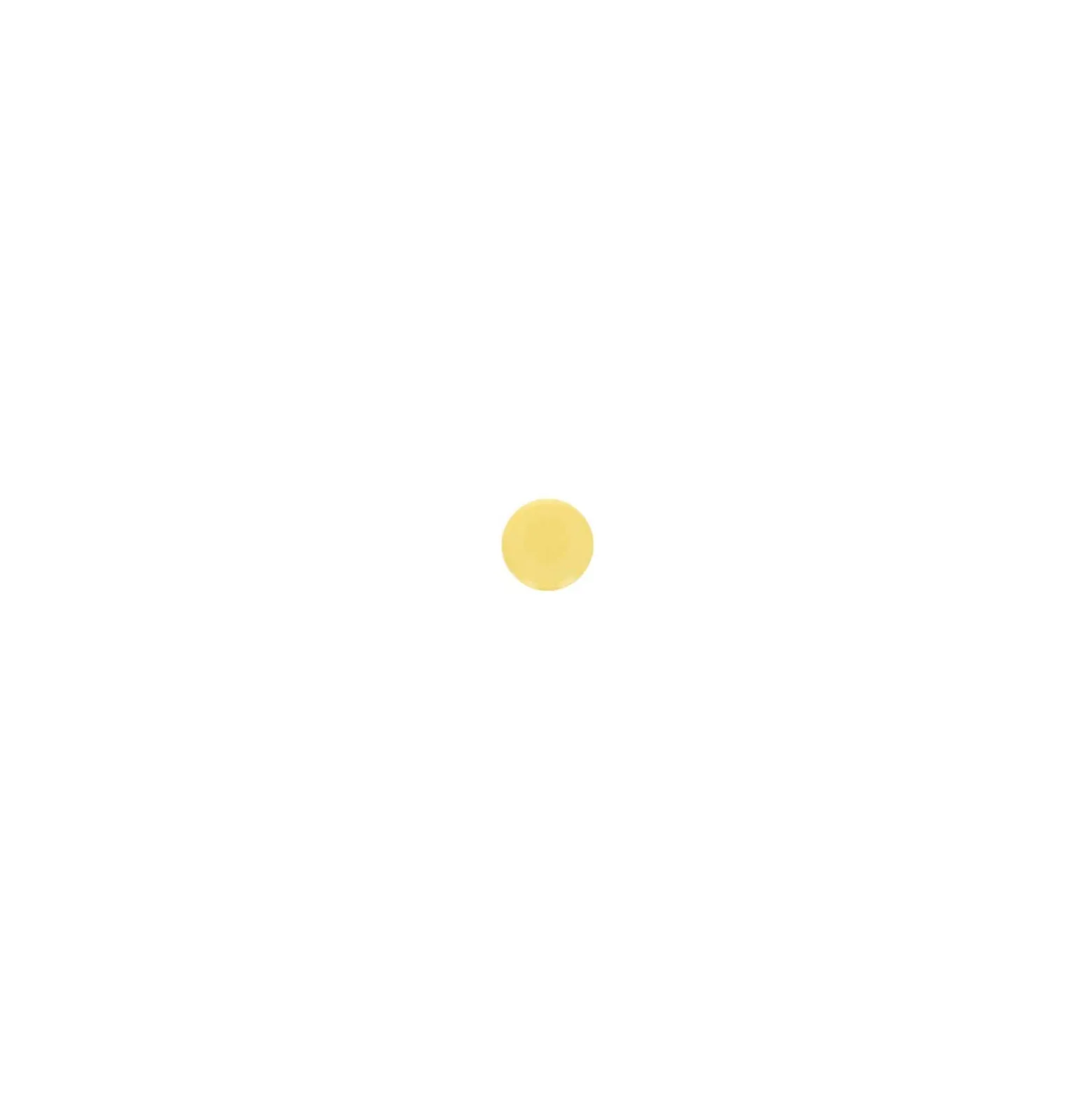 Bouton nacre Farnesina 10 mm - jaune