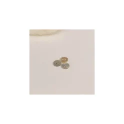 Bouton nacre Naturalia 9 mm - écru