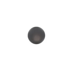 Bouton Plat Mat Marron