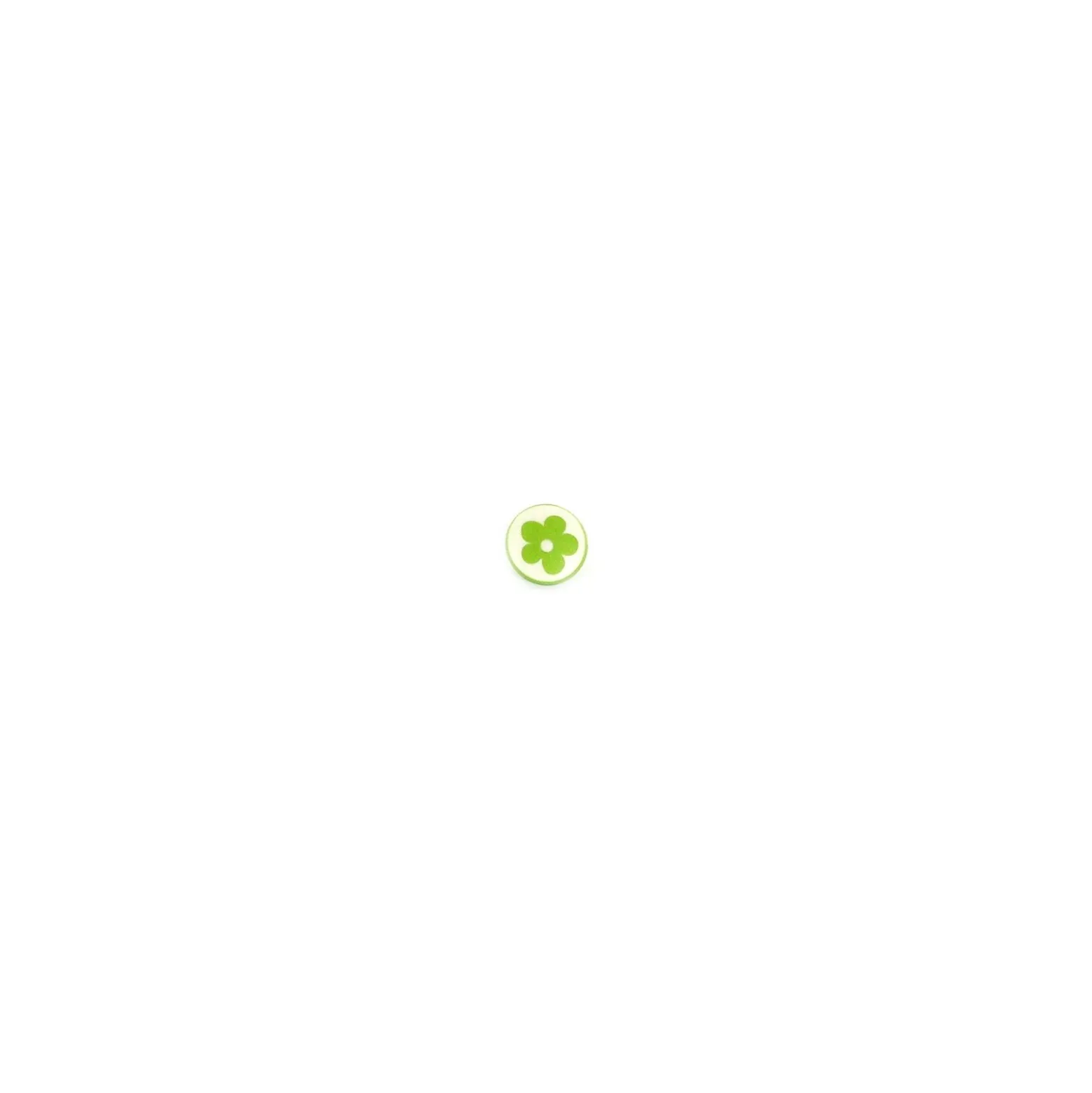 Bouton Polyester Alamandra vert clair