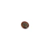 Bouton polyester Army Stars marron