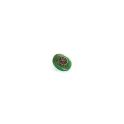 Bouton polyester Army Stars vert