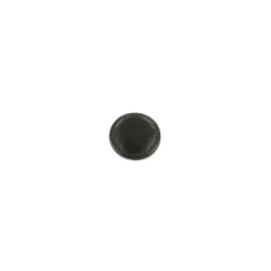 Bouton Polyester aspect cuir vintage surpiqué - vert foncé