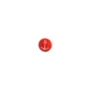 Bouton polyester Aspect nacré imprimé ancre - rouge