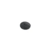 Bouton polyester aspect roche noir