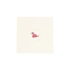 Bouton polyester Baby Dino 15 mm - blanc