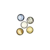 Bouton polyester Basile - Gris