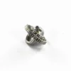 Bouton polyester Bella - nickel