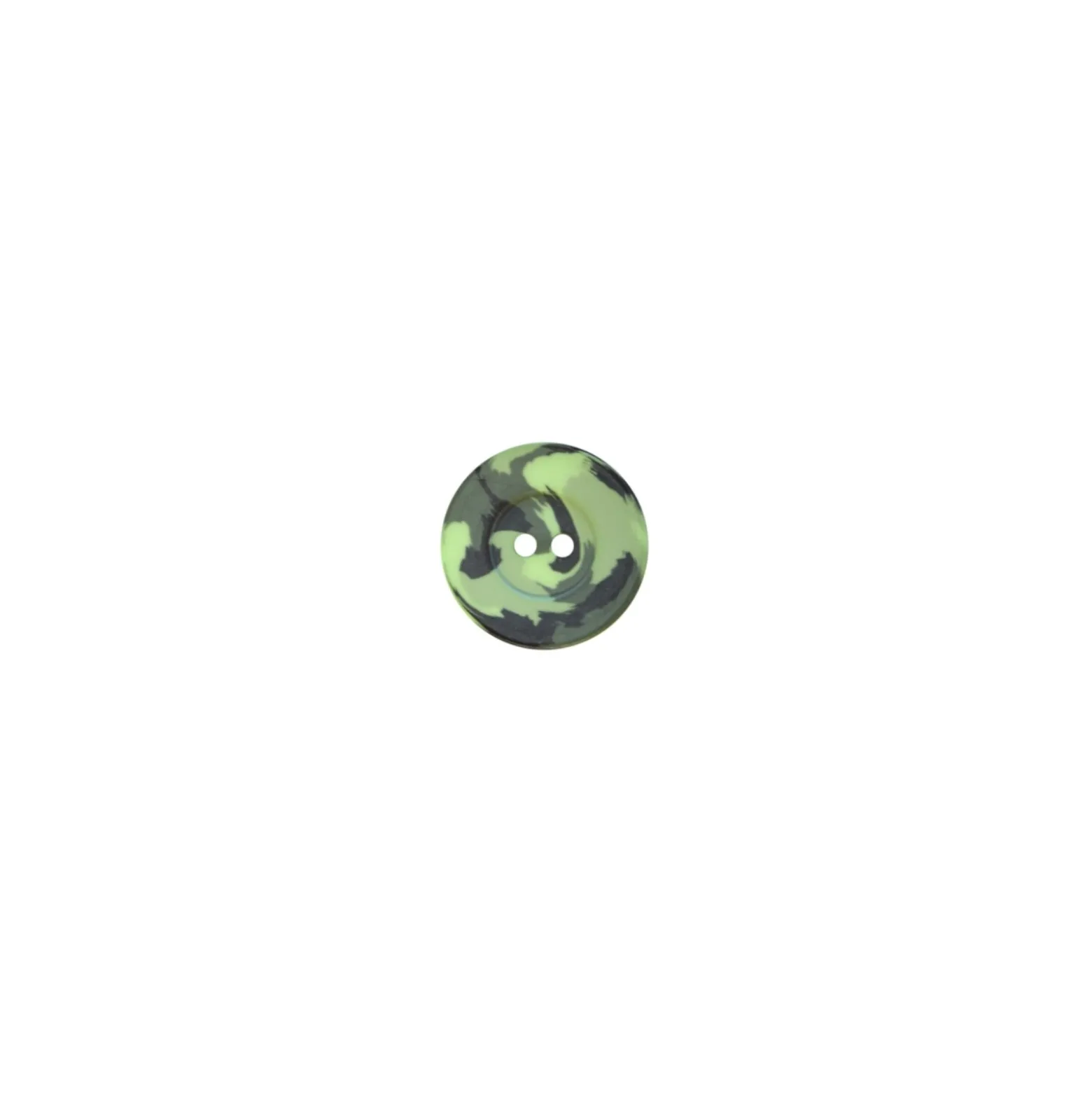 Bouton polyester Camouflage Army - vert