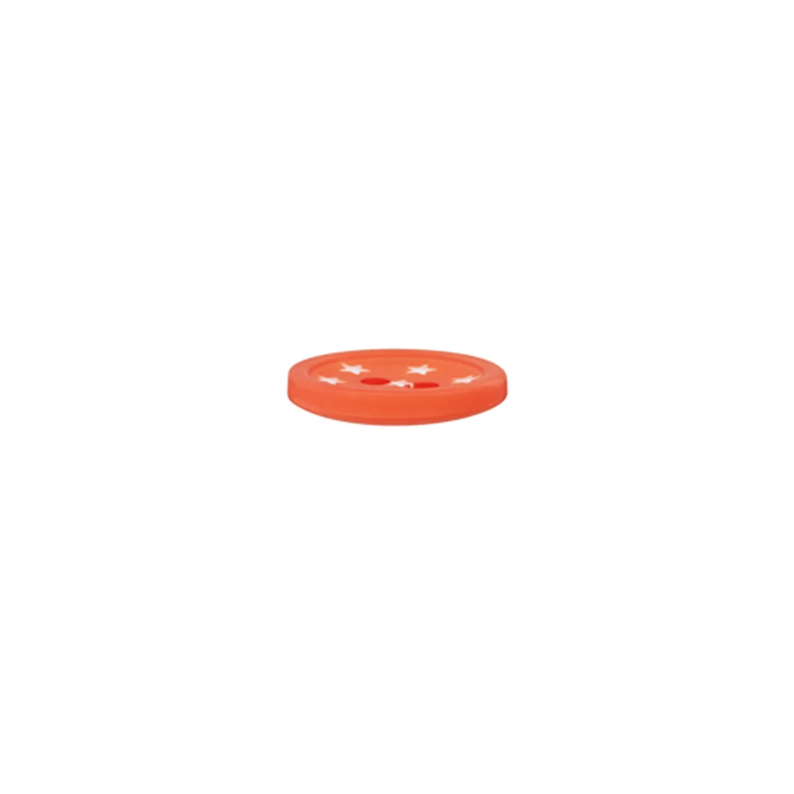Bouton polyester Ciel étoilé - orange