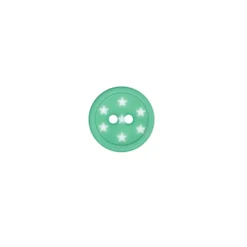 Bouton polyester Ciel étoilé - vert
