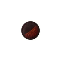 Bouton Polyester Coffee - marron