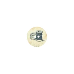 Bouton polyester Couture vintage 23mm - Duo bobines