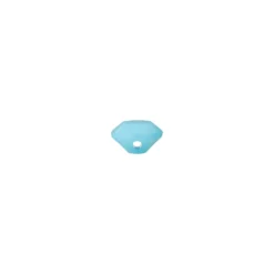 Bouton Polyester Damantis 9 mm - Bleu Artique
