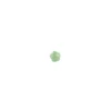 Bouton polyester Fleur bombée - vert pastel