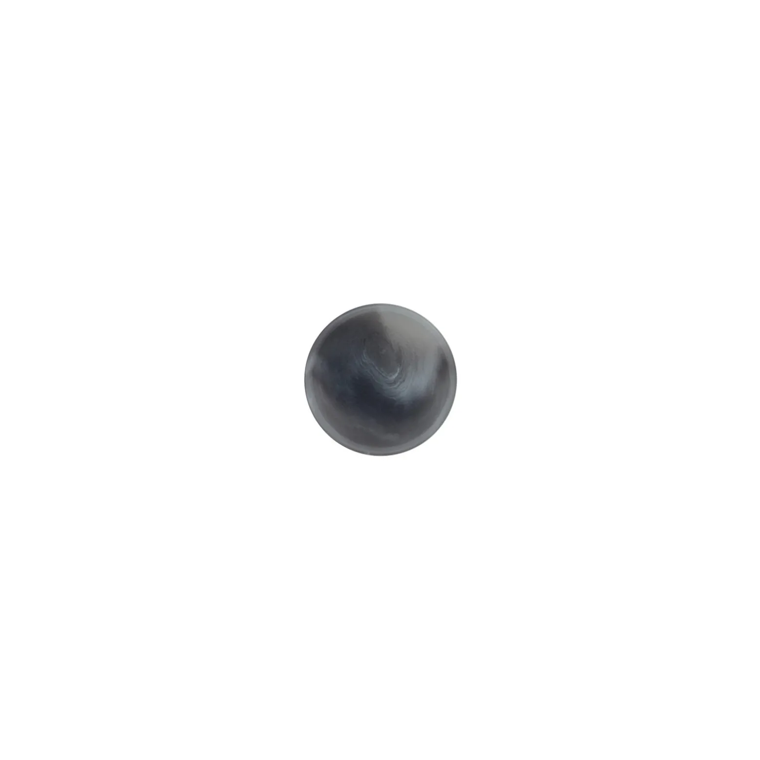 Bouton Polyester Ivory - gris