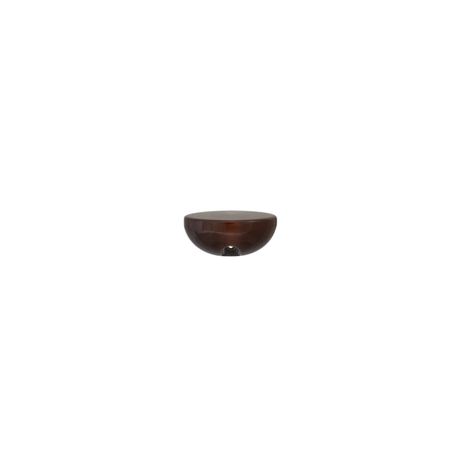 Bouton Polyester Ivory - marron