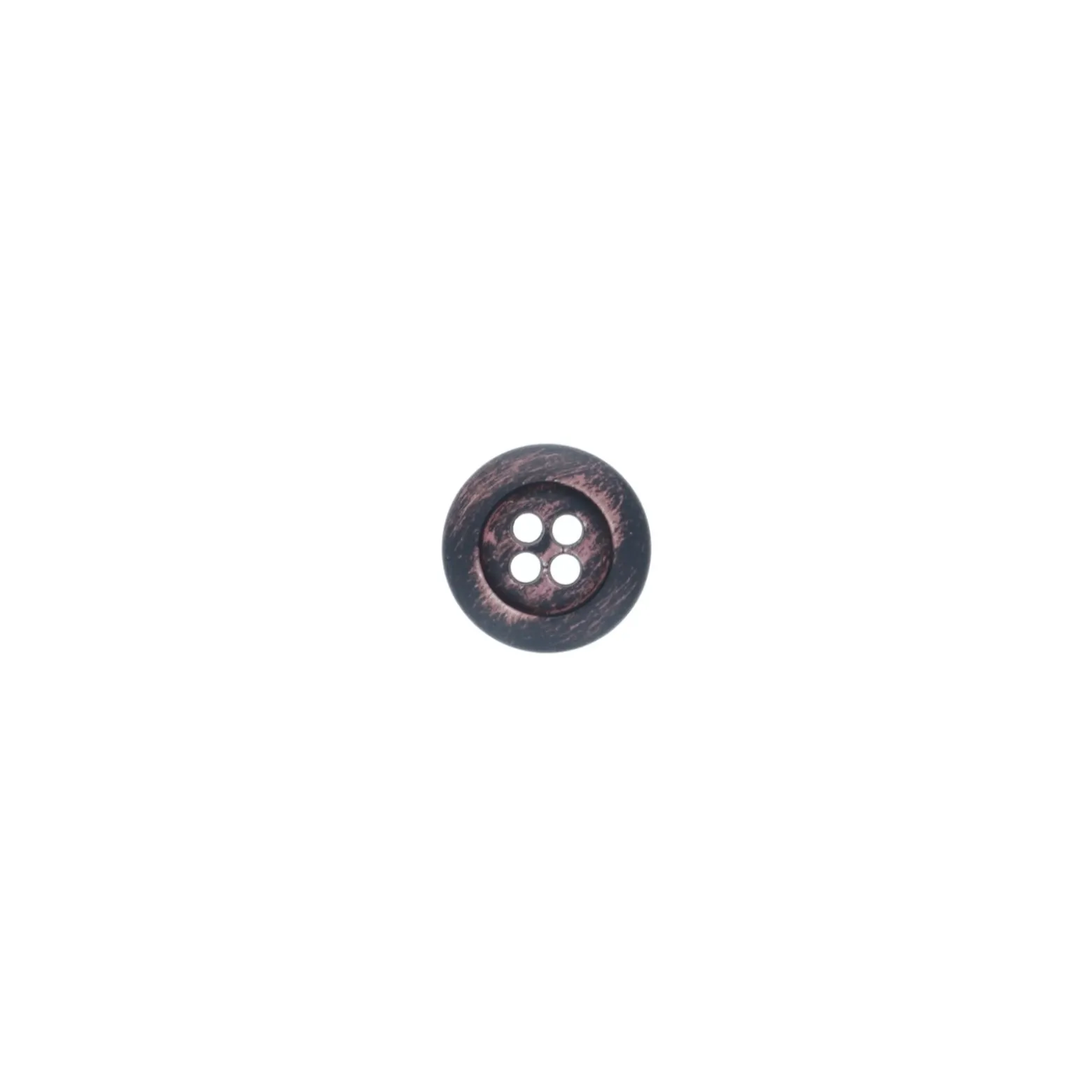 Bouton polyester Katri - marron foncé