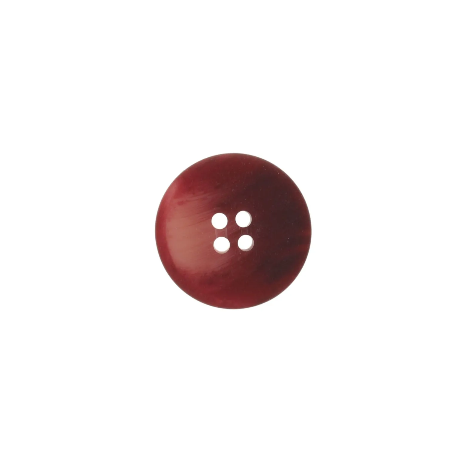 Bouton polyester Lince - rouge