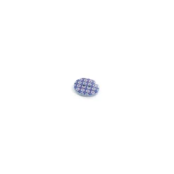 Bouton Polyester Mosaïc bleu