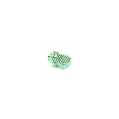 Bouton polyester mouton motif graphique vert-clair
