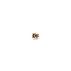 Bouton polyester Rond imprimé animal - singe
