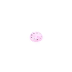 Bouton polyester Shiny stars lilas