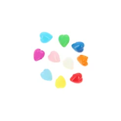 Bouton polyester Sweetheart 10 mm - vert