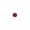 Bouton polyester Tante Ema rond mini pois framboise