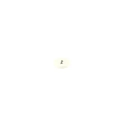 Bouton polyester Texturé - blanc
