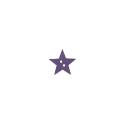 Bouton polyester Étoile parme