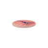Bouton Polyester Tour Eiffel 28 mm - Rouge