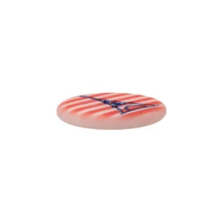 Bouton Polyester Tour Eiffel 28 mm - Rouge