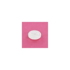 Bouton polyester 4 trous classic B blanc